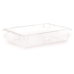 StorPlus Polycarbonate Food Storage Container, 8.5 gal, 18 x 26 x 6, Clear, Plastic