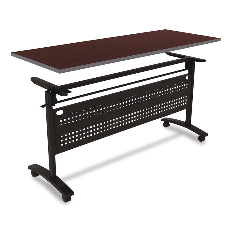 Alera Valencia Flip Training Table Base, Modesty Panel, 57.88w x 19.75d x 28.5h, Black