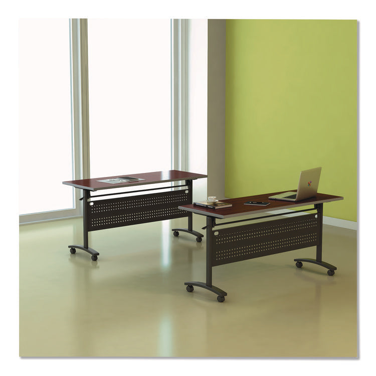 Alera Valencia Flip Training Table Base, Modesty Panel, 57.88w x 19.75d x 28.5h, Black