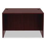Alera Valencia Series Straight Front Desk Shell, 47.25" X 29.5" X 29.63", Mahogany