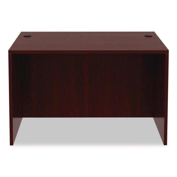 Alera Valencia Series Straight Front Desk Shell, 47.25" X 29.5" X 29.63", Mahogany