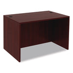 Alera Valencia Series Straight Front Desk Shell, 47.25" X 29.5" X 29.63", Mahogany