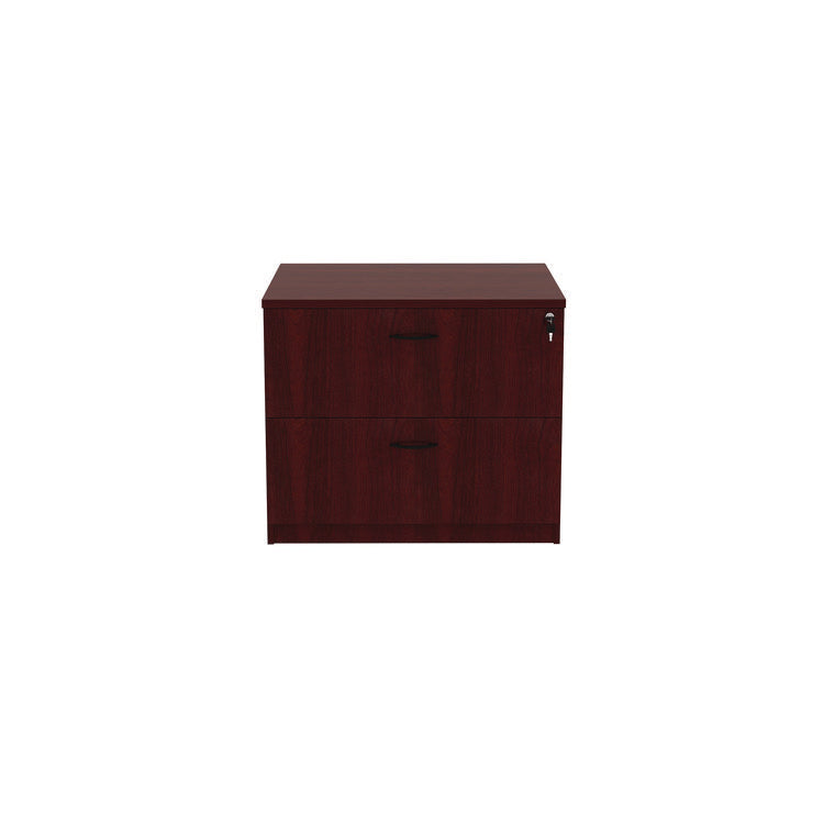 Alera Valencia Series Lateral File, 2 Legal/letter-Size File Drawers, Mahogany, 34" X 22.75" X 29.5"