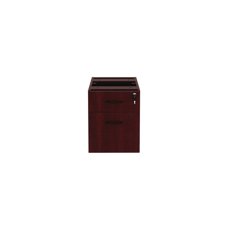 Alera Valencia Series Hanging Pedestal File, Left/right, 2-Drawers: Box/file, Legal/letter, Mahogany, 15.63" X 20.5" X 19.25"