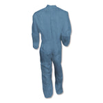 A65 Zipper Front Flame Resistant Coveralls, 4X-Large, Blue, 21/Carton