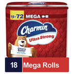 Ultra Strong Bathroom Tissue, Septic Safe, 2-Ply, White, 220 Sheet/Roll, 18/Pack