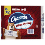 Ultra Strong Bathroom Tissue, Septic Safe, 2-Ply, White, 220 Sheet/Roll, 18/Pack