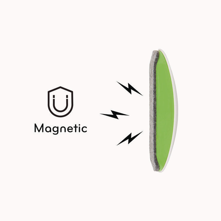 Classic Magnetic Dry Erase Board Eraser, 6.99" x 3.78" x 0.98"