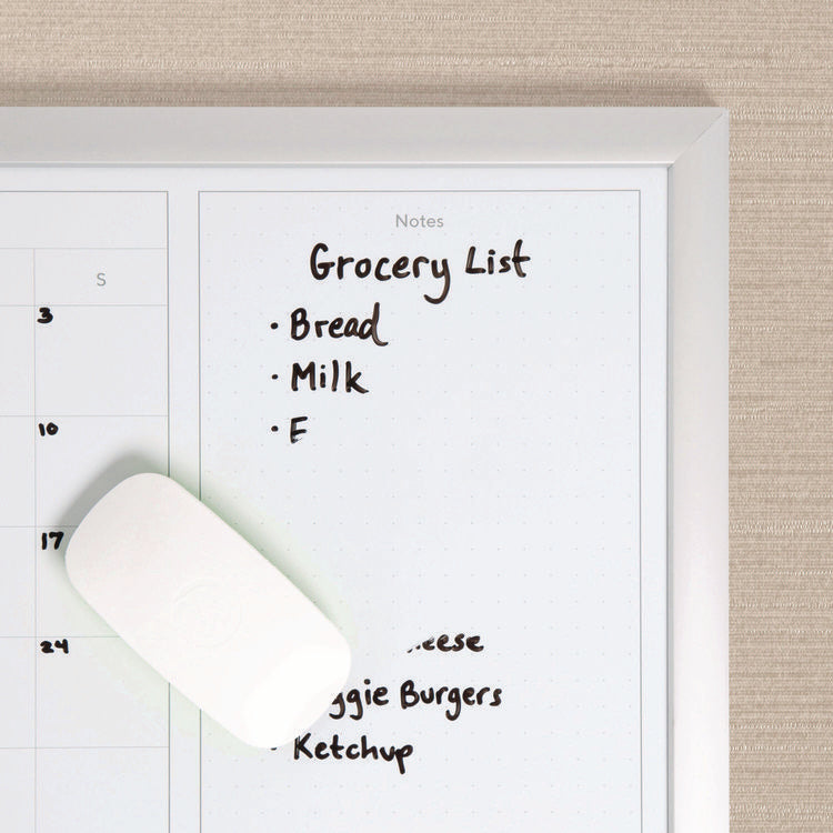 Classic Magnetic Dry Erase Board Eraser, 6.99" x 3.78" x 0.98"