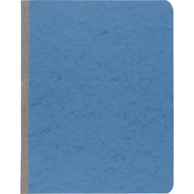 Pressboard Report Cover with Tyvek Reinforced Hinge, 2-Hole Prong Fastener, 3" Capacity, 8.5 x 11, Light Blue