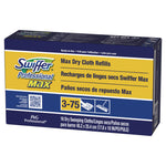 Max/XL Dry Refill Cloths, 17.88 x 10, White, 16/Box, 6 Boxes/Carton