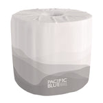 Pacific Blue Basic Bathroom Tissue, Septic Safe, 2-Ply, White, 550 Sheets/roll, 80 Rolls/carton