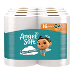 Mega Toilet Paper, Septic Safe, 2-Ply, White, 320 Sheets/Roll, 16 Rolls/Pack