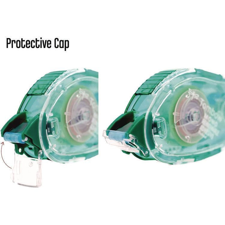 Removable Adhesive Roller, 0.33" x 472", Clear