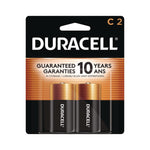 Coppertop Alkaline C Batteries, 2/pack