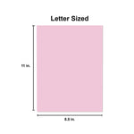 Deluxe Colored Paper, 20 lb Bond Weight, 8.5 x 11, Pink, 500/Ream