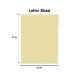 Deluxe Colored Paper, 20 lb Bond Weight, 8.5 x 11, Canary, 500/Ream