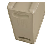 Slim Jim with Venting Channels, 23 gal, Plastic, Beige