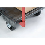 Heavy-Duty Platform Truck Cart, 1,000 Lb Capacity, 24 X 36 Platform, Black