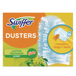 Dusters Refill, Dust Lock Fiber, Blue, Gain Original Scent, 18/Pack