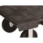 Platform Truck, 2,000 Lb Capacity, 24 X 48 X 7, Black