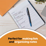 4-Color Smooth Multi-Color Ballpoint Pen, Retractable, Medium 1 mm, Black/Blue/Green/Red Ink, Black/Blue Barrel, 12/Pack