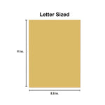 Deluxe Colored Paper, 20 lb Bond Weight, 8.5 x 11, Goldenrod, 500/Ream