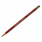 Erasable Colored Pencils, 2.6 mm, 2B, Carmine Red Lead, Carmine Red Barrel, 12/Pack