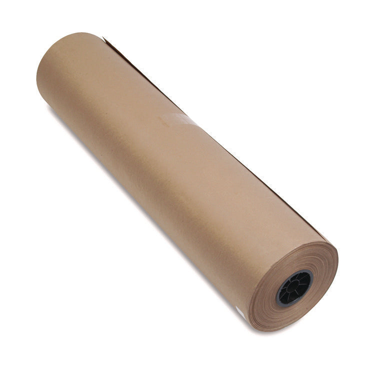 High-Volume Heavyweight Wrapping Paper Roll, 50 lb Wrapping Weight Stock, 36" x 720 ft, Brown