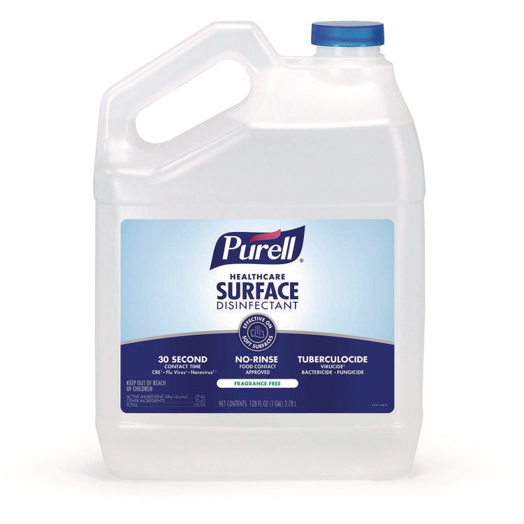 Healthcare Surface Disinfectant, Fragrance Free, 128 Oz Bottle