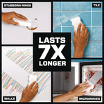 Magic Eraser, Ultra-Thick, 4.6" x 2.3", 1.2" Thick, White, 5/Pack, 2 Packs/Carton