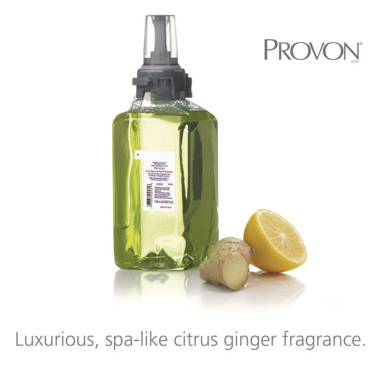 Foam Hand and Showerwash Refill, Citrus Ginger Scent, 1,250 mL, 3/Carton