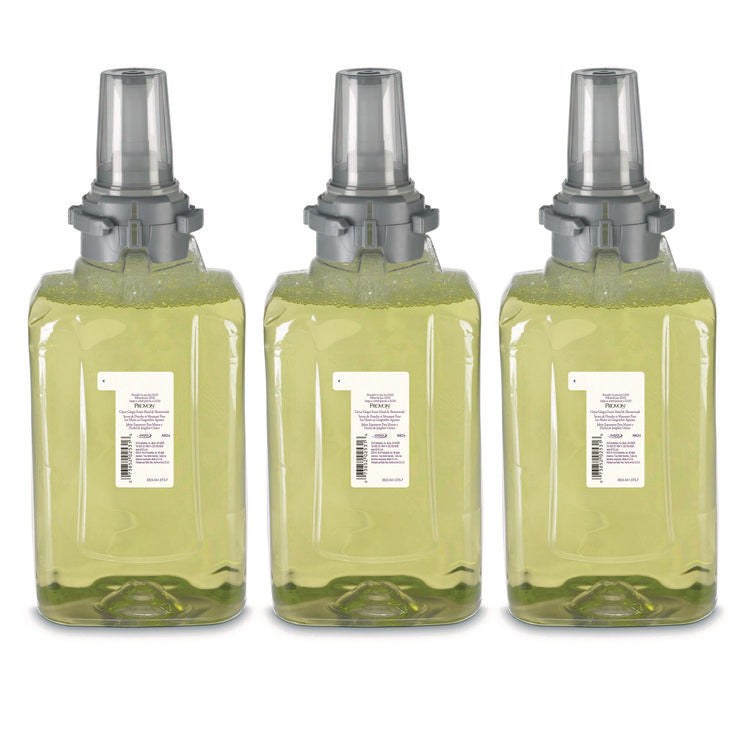 Foam Hand and Showerwash Refill, Citrus Ginger Scent, 1,250 mL, 3/Carton