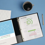 Economy Non-View Binder With Round Rings, 3 Rings, 0.5" Capacity, 11 X 8.5, Black, (3201)