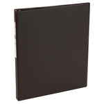 Economy Non-View Binder With Round Rings, 3 Rings, 0.5" Capacity, 11 X 8.5, Black, (3201)
