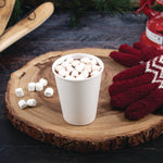 Thermoguard Insulated Paper Hot Cups, 8 oz, White Sustainable Forest Design, 1,000/Carton