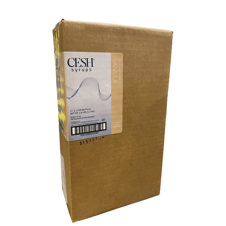 Vanilla Sugar-Free Syrup, 33.81 oz Bottle, 2/Carton