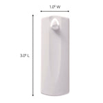 Sawtooth Picture Hanger, One Hanger, Two Strips, White, Supports 4 lbs