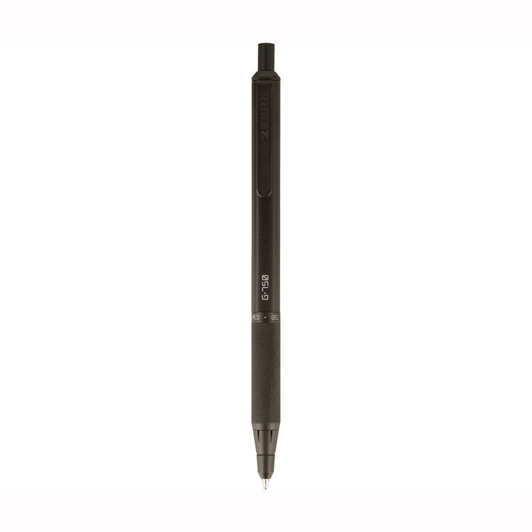 G-750 Gel Pen, Retractable, Medium 0.7 mm, Black; Blue Ink, Black Barrel, 2/Pack
