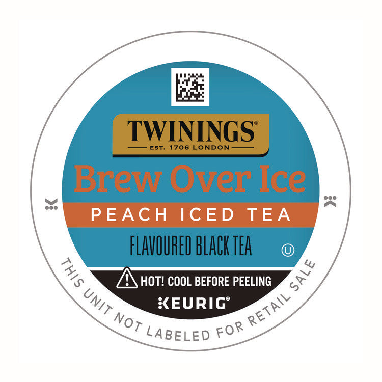 Brew Over Ice K-Cups, Peach, 24/Box