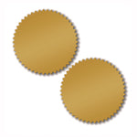 Seals, 1.75" Diameter, Gold Foil, 50/Pack