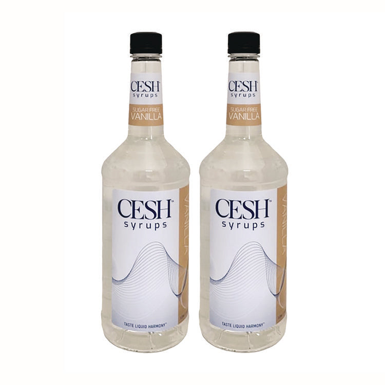 Vanilla Sugar-Free Syrup, 33.81 oz Bottle, 2/Carton