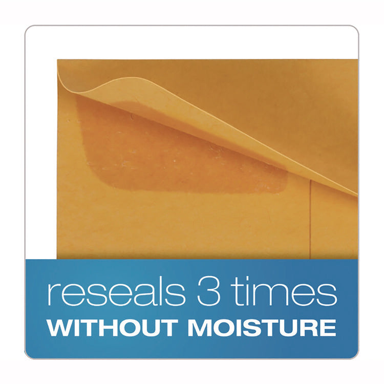 Redi-Seal Coin and Small Parts Envelope, #5, Square Flap, Redi-Seal Adhesive Closure, 3.13 x 5.25, Brown Kraft, 500/Box