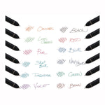 EnerGel Kuro Gel Pen, Retractable, Medium 0.7 mm, Assorted Ink Colors, Black Barrel, 12/Pack
