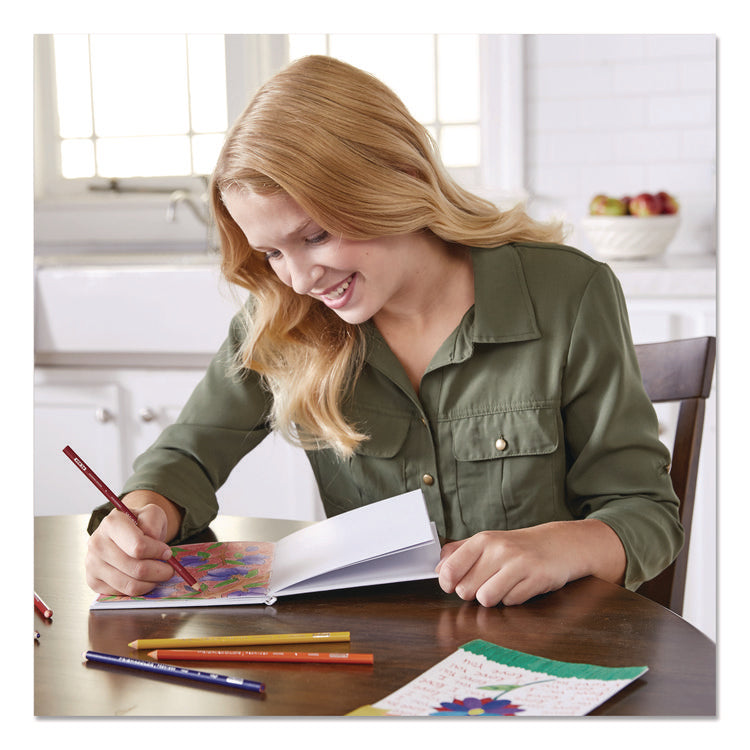 Premier Colored Pencil, Crimson Red Lead, Crimson Red Barrel, 12/Pack