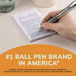 GLIDE Ballpoint Pen, Retractable, Medium 1 mm, Black Ink, Smoke/Black Barrel, Dozen