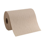 Pacific Blue Basic Nonperforated Paper Towels, 1-Ply, 7.88 x 350 ft, Brown, 12 Rolls/Carton