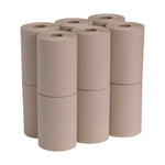 Pacific Blue Basic Nonperforated Paper Towels, 1-Ply, 7.88 x 350 ft, Brown, 12 Rolls/Carton