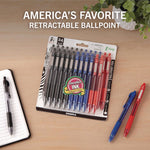 Z-Grip Ballpoint Pen, Retractable, Medium 1 mm, Assorted Ink and Barrel Colors, 24/Pack