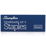 S.F. 1 Standard Staples, 0.25" Leg, 0.5" Crown, Steel, 5,000/Box